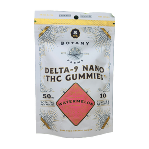 5MG NANO THC VEGAN GUMMIES | FAST ACTING | WATERMELON