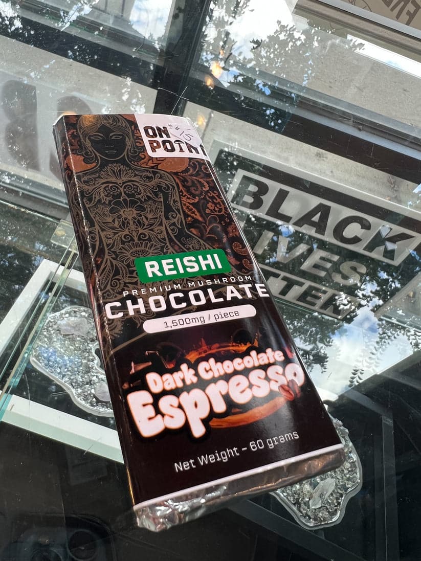 ON POINT Dark Chocolate Espresso Anti-Anxiety Reishi Bar