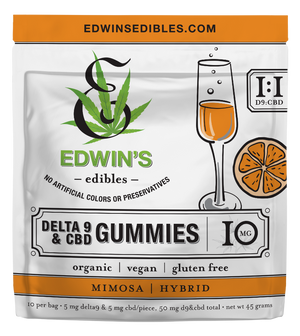 5MG THC + 5MG CBD VEGAN GUMMIES | MIMOSA HYBRID