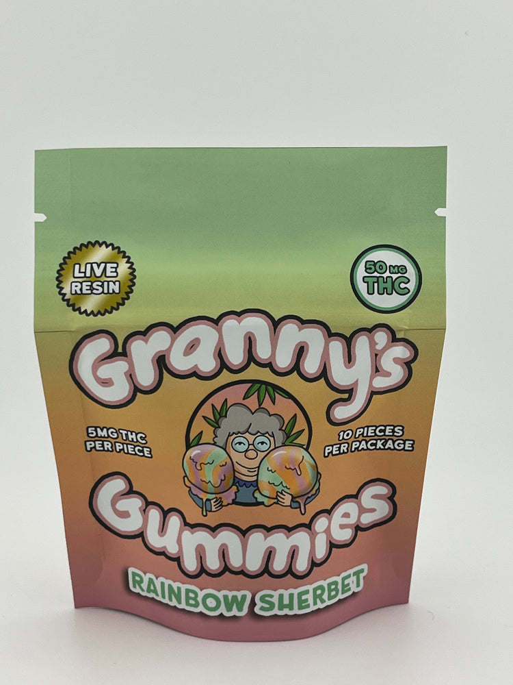 Granny's | 5mg THC Gummies | Rainbow Sherbert