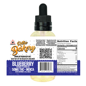 50MG THC TINCTURE | 30 DOSES | BLUEBERRY INDICA