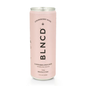 BLNCD Sparkling Water | 5mg THC | STRAWBERRY BASIL