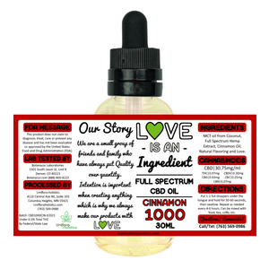 Full Spectrum CBD Oil - 1000mg (Multiple Flavors)
