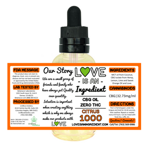 Pure CBG Oil - 1000mg (Multiple Flavors)
