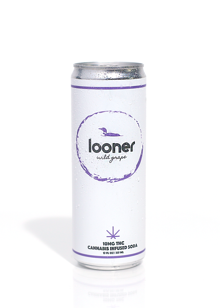 Looner 10mg THC Wild Grape Soda